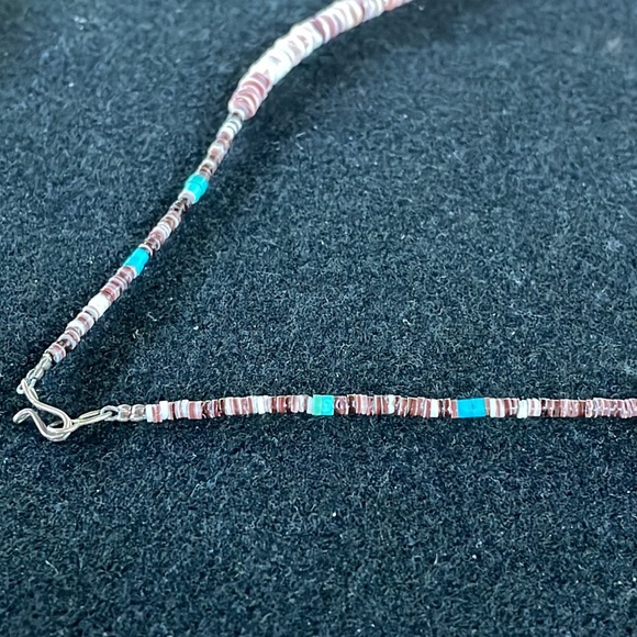 Turquoise & Shell Necklace - Picture 8 of 8